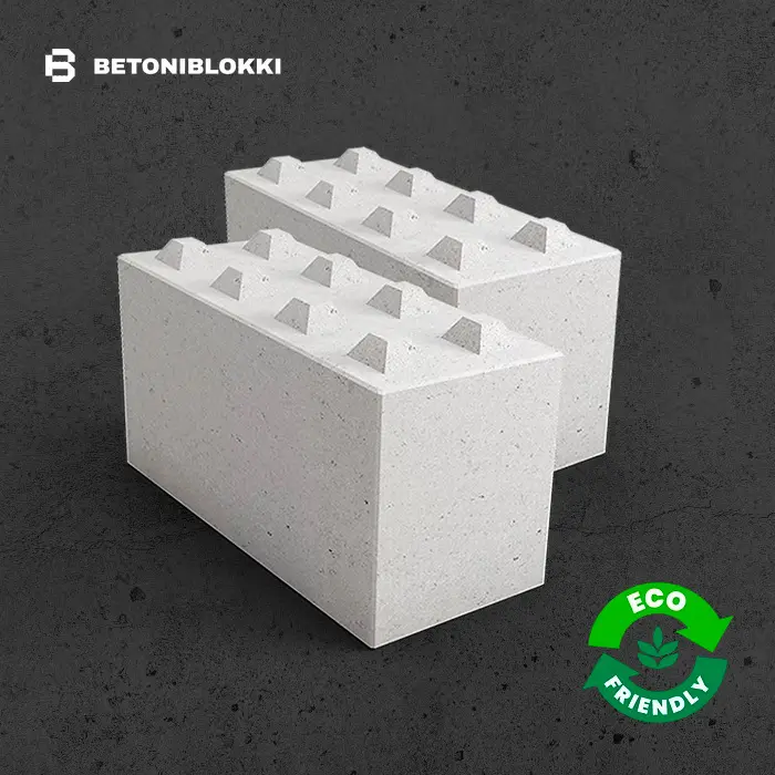 Betoniblokki-tuotteen mainoskuva.