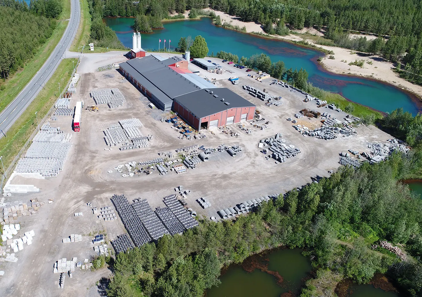 Ruskon Betoni Etelän Kokkolan betonituotetehdas