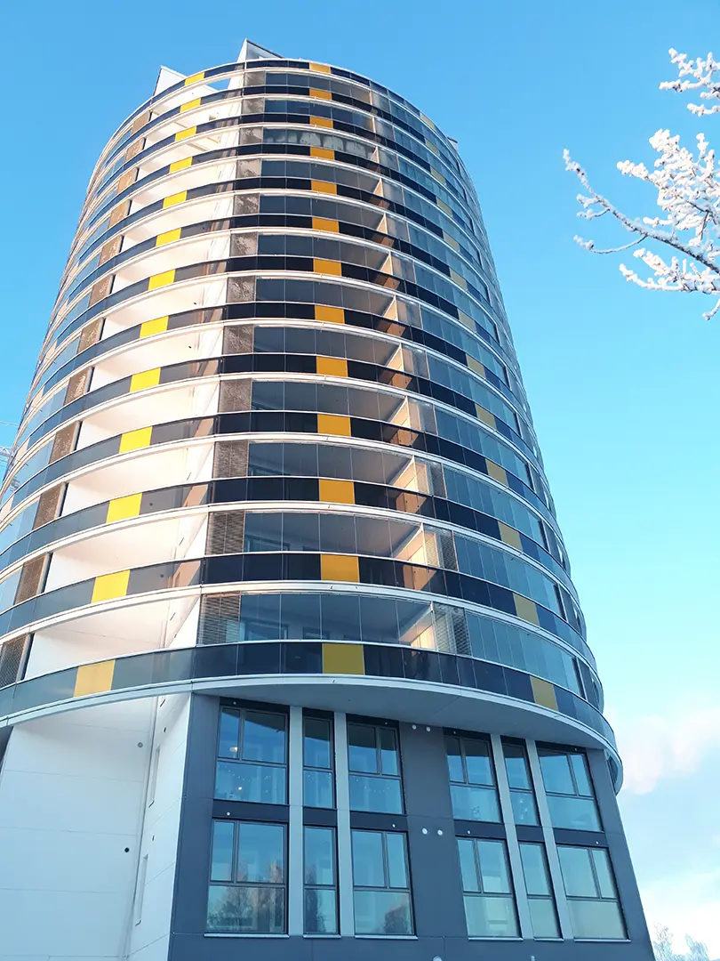 Pellon Betonin elementit asuinrakennus Puistolinna Oulu